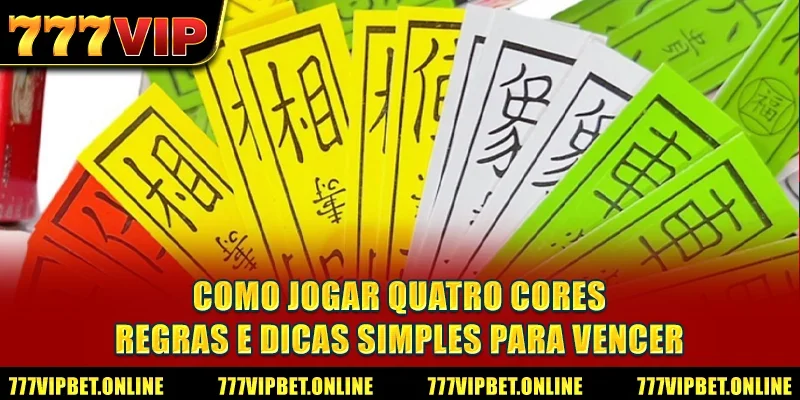 Como jogar Quatro Cores - Regras e dicas simples para vencer