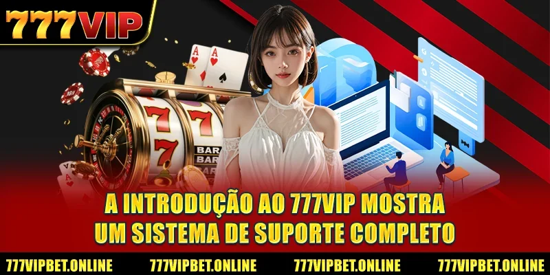 A Introdução ao 777VIP mostra um sistema de suporte completo